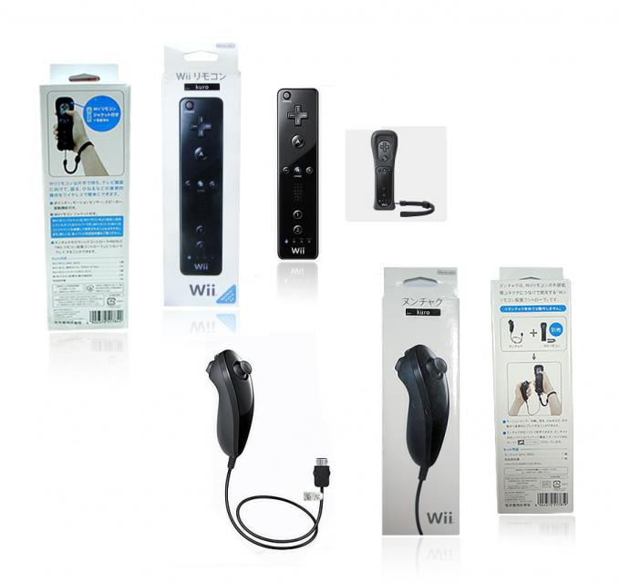 Durable blue WII Nunchuk Controller With Motion Plus For Nintendo WII