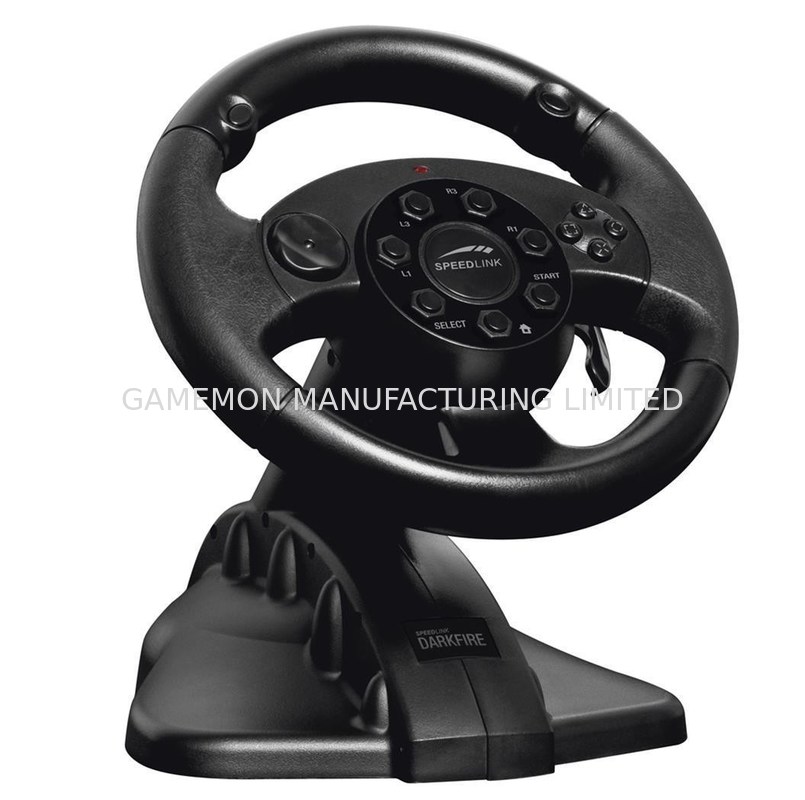 FUTIME game steering wheel racing wheel with foot pedal for PC + X