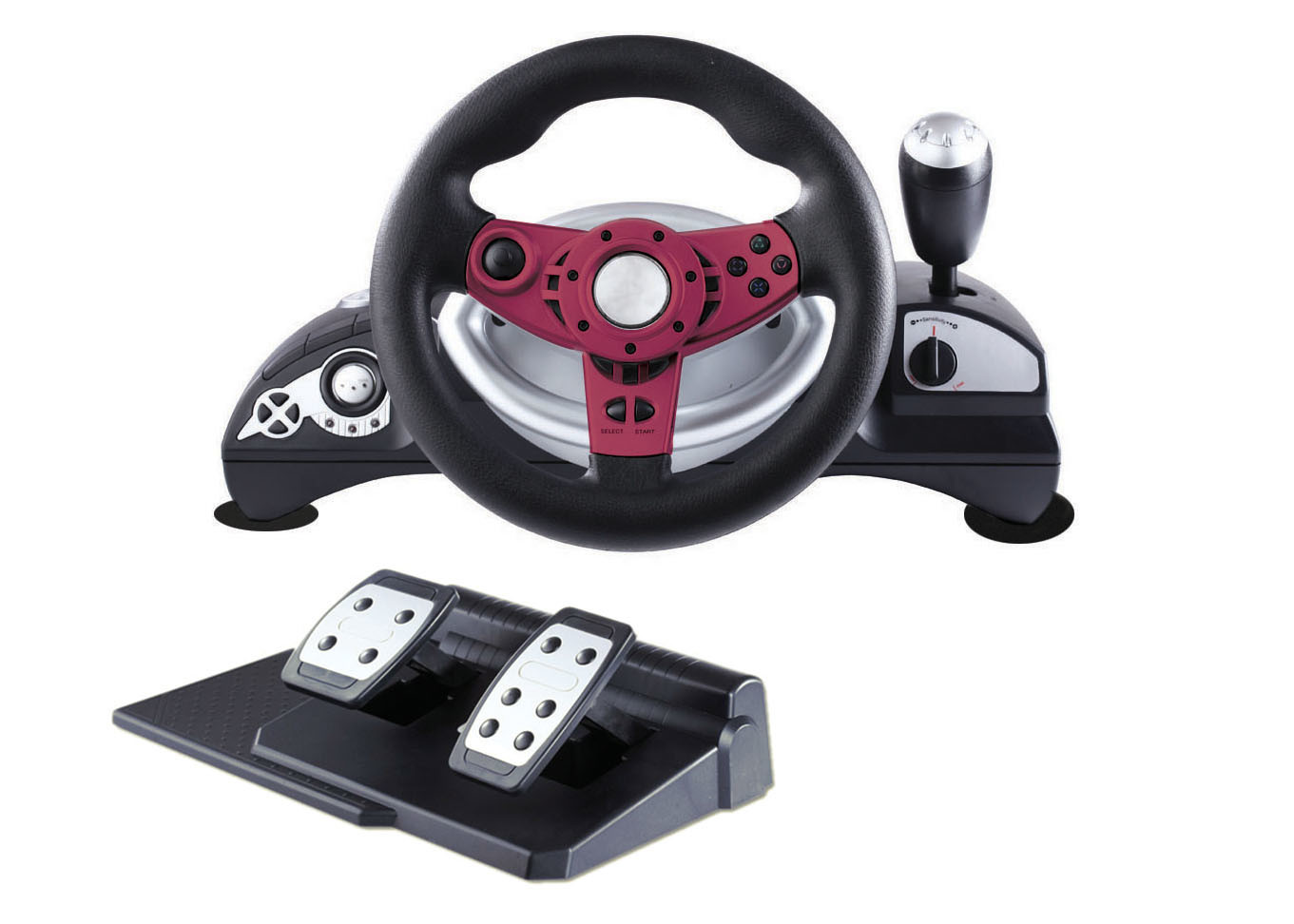 USB Cable Computer Game Steering Wheel Multi Platform For P4/P3/PC X