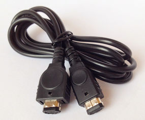 1.2M length 3.5 OD Video Game Cables , GBA 2 Player Connect Cable