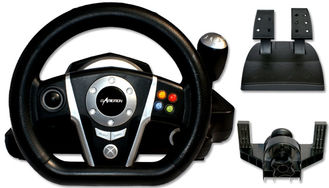 All In One Racing Video Game Steering Wheel Wired PC USB For P4/P3/PC/XBOXONE/XBOX360