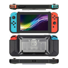 Hard case protector for Nintendo Switch with cards holder and stand