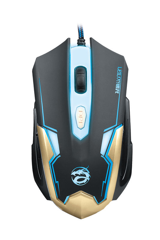 Custom Plug And Play USB Wired Gaming Mouse , Laptop Wired Optical Mouse