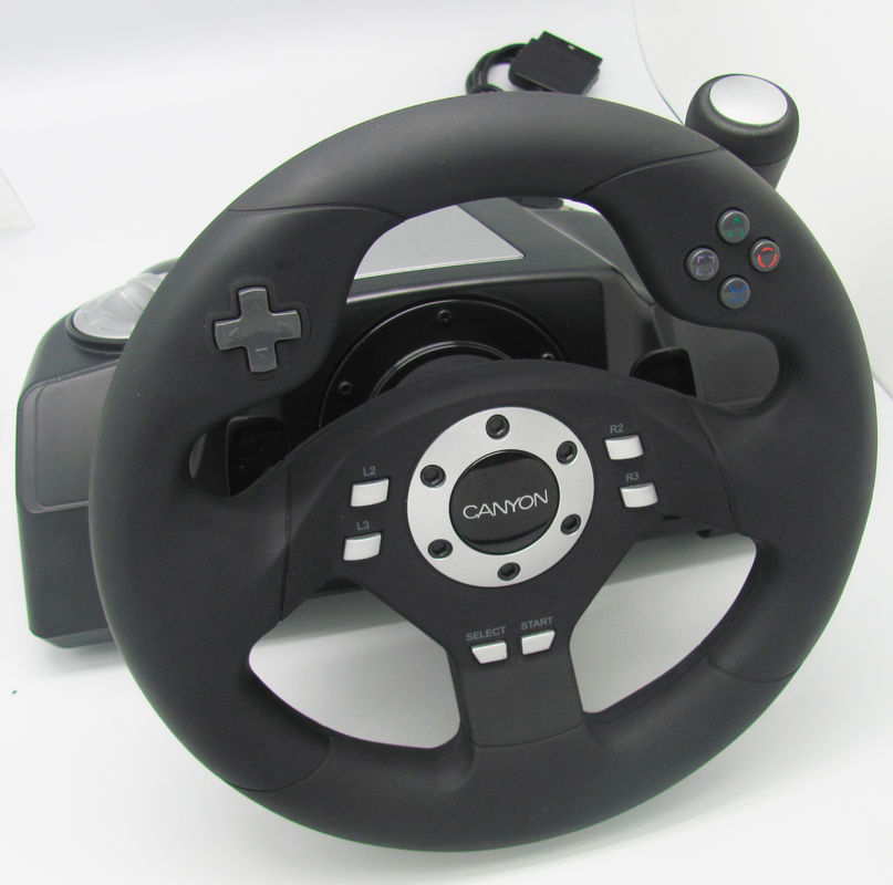 USB 2 Axis 12 Button V5 PC Game Racing Wheel With 270 Degree Steering Angle