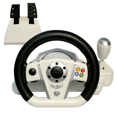 Adjustable Wireless / Wired PC Game Racing Wheel For Platform