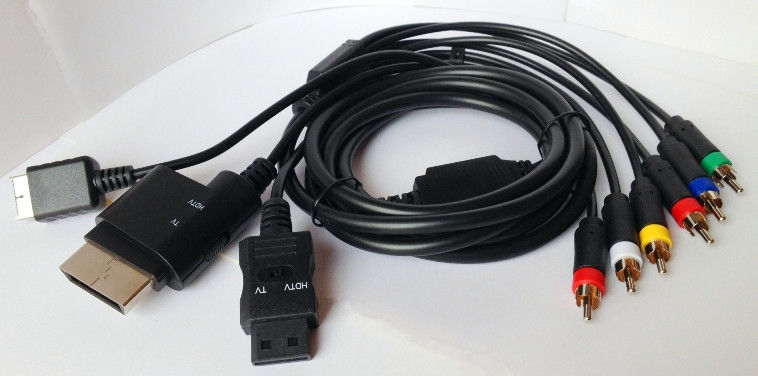 P2 / P3 / WII / WII U / XBOX360 All IN1 AV Component Video game Cable
