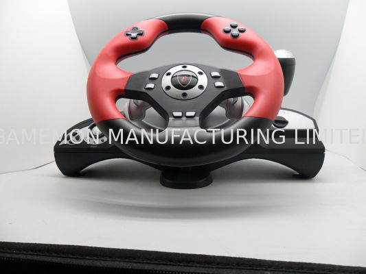 Foot Pedal Video Game Steering Wheel Dual Vibration 2 Meter Cable For PC PC360 P2 P3